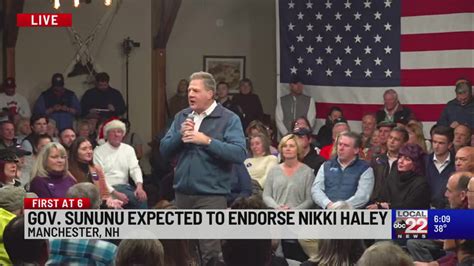 Haley gets endorsement from Gov. Chris Sununu ahead of pivotal New Hampshire primary